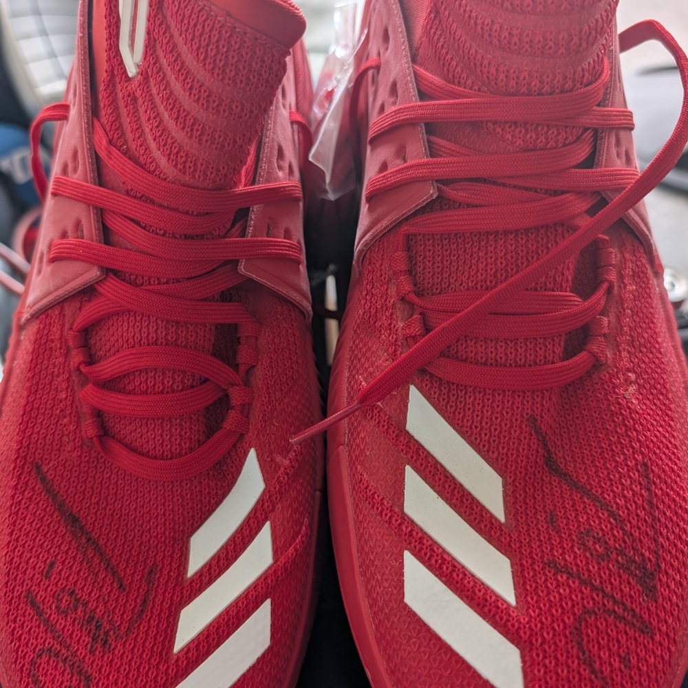 Adidas Men's Red Athletic Shoes